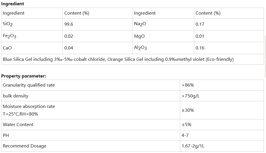 Orange Silicagel Desiccant 5g 9 cam 5
